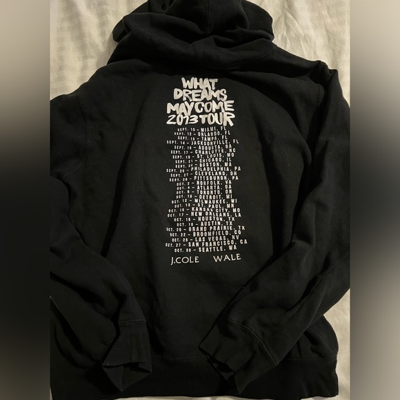 J. COLE WHAT DREAMS MAY COME 2013 TOUR HOODIE - Picture 2 of 3